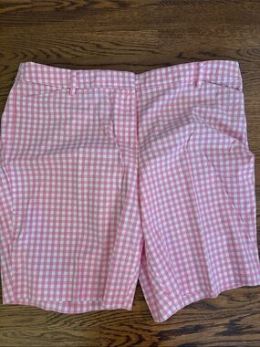Talbots Pink Gingham Perfect Shorts